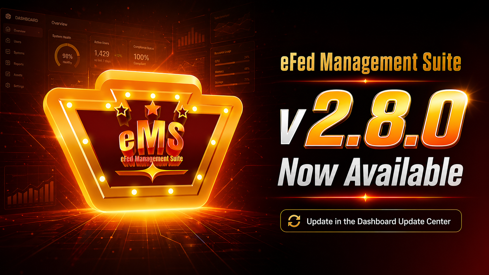 eFed Management Suite v2.8.0 Now Available